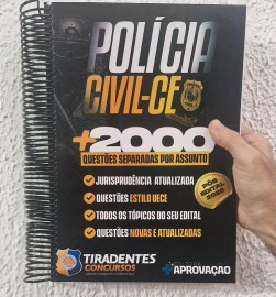 + de 2.000 questes para Polcia Civil do Cear Oficial Investigador com Tiirandetes Concursos 