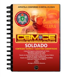 Pdf CBM-Ce Corpo Bombeiros Militar do estado do Ceara Cargo Soldado. Edio 2025   digital 