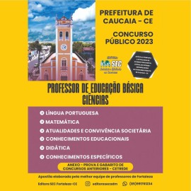 CAUCAIA 2023  Professor de CIENCIAS 