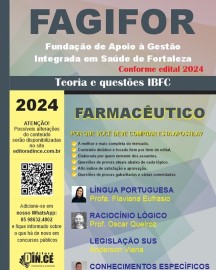 pdf Farmacutico - apostila FAGIFOR - Teoria e questes IBFC 2024 digital