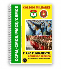Col�giio Militar - Colegio da Pol�cia Militar- Col�gio do Bombeiros Militar 1 ano n�vel  Fundamental 