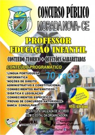 Morada Nova 2021  ; Professor de Educao Infantil editora Cultural 