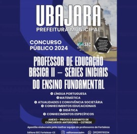 Ubajara -Ce. Prof S�rie Iniciais do ensino fundamental 