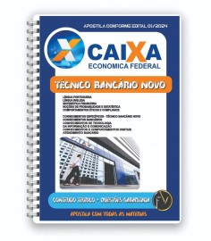 ..Tcnico Bancrio Novo -Apostila CEF Caixa Econmica Federal editora Fv  edio 2024