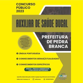 PEDRA BRANCA 2023  Auxiliar de Sade Bucal