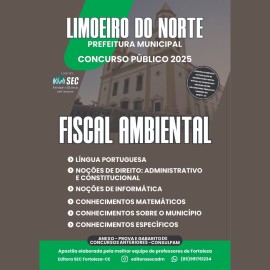 Limoeiro -Ce 2025.  Fiscal Ambiental 