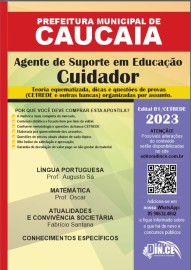 PDF Cuidador - Agente de Suporte em Educao - Prefeitura de Caucaia (PMC) Teoria e questes 2023 Digital