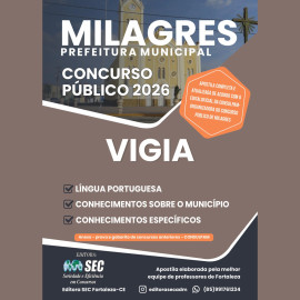 Milagres 2026. Vigie 