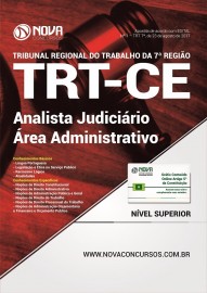 Apostila TRT-CE 7  Regio 2017 - Analista Judicirio - rea administrativa