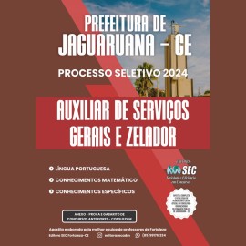 Jaguaruana-CE Auxiliar de Servios Gerais e Zelador   processo seletivo 