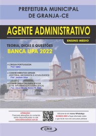 .Agente administrativo apostila Prefeitura de Granja-Ce - Teoria e questes 2022 IMPRESSA