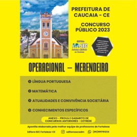 CAUCAIA  2023  Operacional Merendeiro 