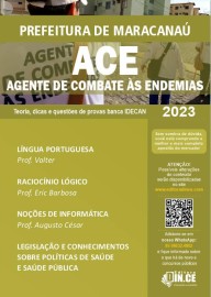 .ACE Agente de Combate s Endemias -Prefeitura de Maracana - apostila Teoria e questes banca IDECAN 2023