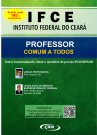 pdf .Comum a todos os cargos PROFESSOR apostilas IFCE - *** Conforme edital retificado *** - digital-pdf 2021