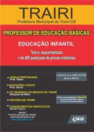 PDF Apostila Professor de Educao Infantil da Prefeitura de Trairi 2020 - Digital/pdf