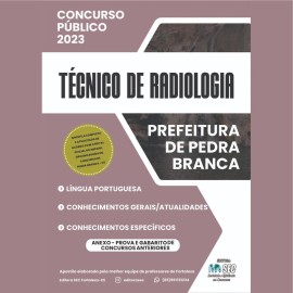 PEDRA BRANCA 2023  Tcnico em Radiologia 