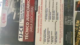 Tj-Ce edi��o 2025 T�cnico judiciario o �rea judici�ria 
