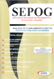 .ANALISTA DE PLANEJAMENTO E GESTO - POLTICAS PBLICAS E ECONOMIA- conhecimento especifico-editora din.ce
