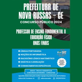 Nova Russas -CE Professor de ensino fundamental II Educao Fsica  Anos finas