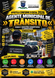 PDF Jaguaribe-Ce 2026. Agente de Tr�nsito digital 