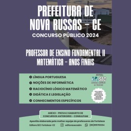 Nova Russas -CE Professor de ensino fundamental II Matemtica  Anos finas