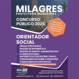 Milagres -Ce 2026 Orientador Social