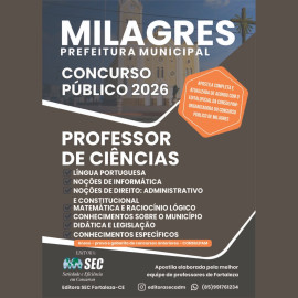Milagras -ce 2026 Prof. De Ci�ncias 