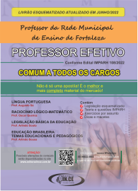 ..Comum a todos os cargos - Professor Efetivo de Fortaleza Teoria esquematizada e questes IMPARH 2022 