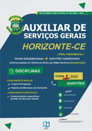 HORIZONTE 2023 : Auxiliar de servios gerais  editora elaborar 