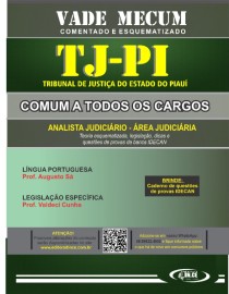 .Comum a todos os cargos - apostila concurso TJPI Teoria e questes IDECAN - 2022