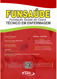 .Apostila Tcnico em Enfermagem - Funsade Cear - Teoria e questes FGV - Impressa 2021