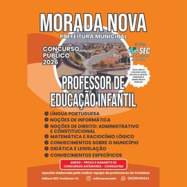 Morada Nova 2026 Prof . Educa��o Infantil 