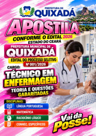 Quixad�-ce 2026 T�cnico de Enfermagem 