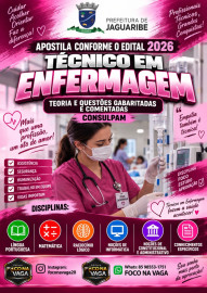 PDF Jaguaribe -Ce 2026 T�cnico de Enfermagem  digital 