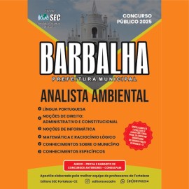 Barbalha 2025  Analista Ambiental 