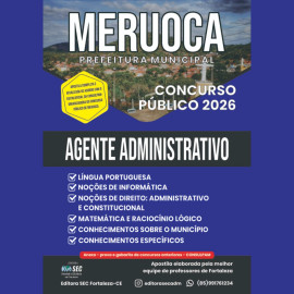 Meruoca -Ce 2026  Agente Administrativo 