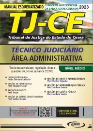 pdf  .Tcnico Judicirio - Apostila TJCE rea Administrativa teoria e questes cespe/cebraspe 2023 Digital/PDF