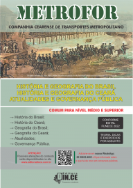 ..METROFOR FORTALEZA - Apostila CONHECIMENTOS GERAIS (Mdio e superior) funece 2022