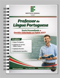 PDF Ifce 2026  Prof de l�ngua portuguesa digital 