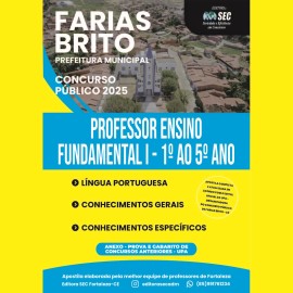 Farias Brito 2025. Professor ensino fundamental 1 ao 5 ano 