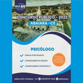 ABAIARA -CE  Psiclogo 