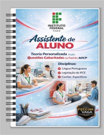  Ifce 2026 Assistente de Aluno. Editora Fv 