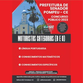 SENADOR POMPEU -CE   Motorista cat .B e D 