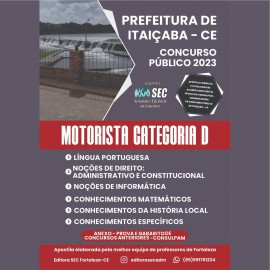ITAIABA 2023  Motorista cat D ( Nvel Medio 