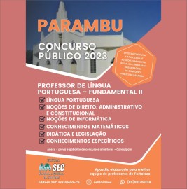Parambu- CE 2023   Professor Lngua Portuguesa 