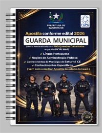 Apostila atualizada ap�s edital  Guarda Municipal de Baturit� edi��o 2026