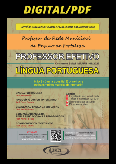 Língua Portuguesa - Apostilas digitais com exercícios de português