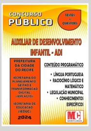 pdf PDF Prefeitura de Recife Auxilar de de desenvolvimento infantil  digital 