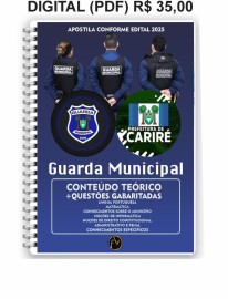 Pdf  Carir�  Guarda Municipal. Digital 