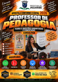 Jaguaribe-ce 2026  Prof de Pedagogia 